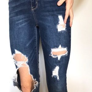 Stretchy Ripped Mudd High Rise Jeggings